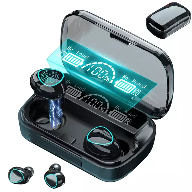 M10 Wireless Earbuds Bluetooth Earphones Noise Cancellation Hifi Quality